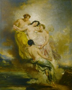 Psyché, amelyet Zephyrs szállított az Öröm völgyébe, 1826